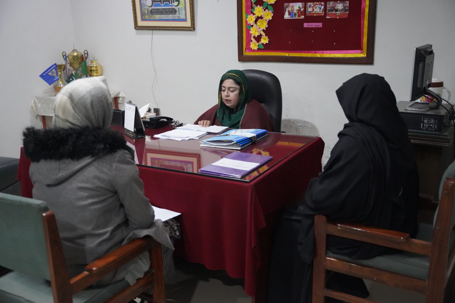 Parent teacher meeting at Iqra Girls College